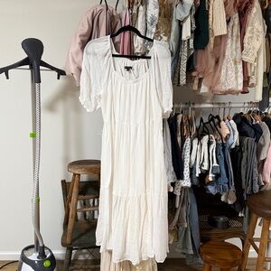 Banana Republic Ivory midi dress